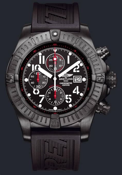 breitling super avenger blacksteel chronograph replica|breitling super avenger price.